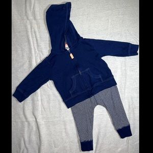Navy blue, 6m, Carter’s, zip jogger set